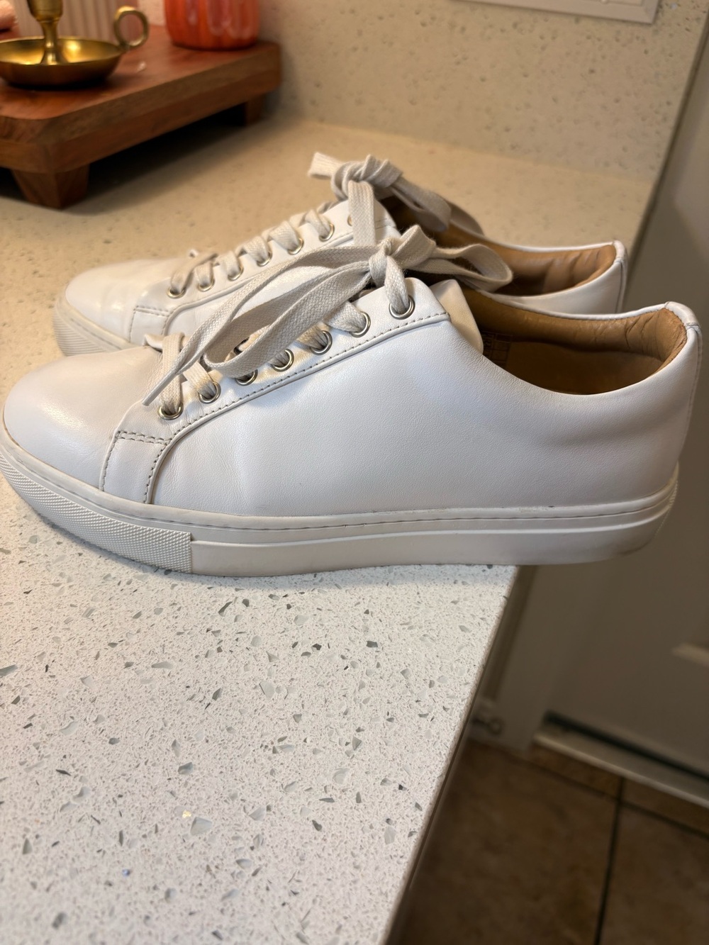 Thursday Boot Company White Leather Women's Low-Top Sneakers